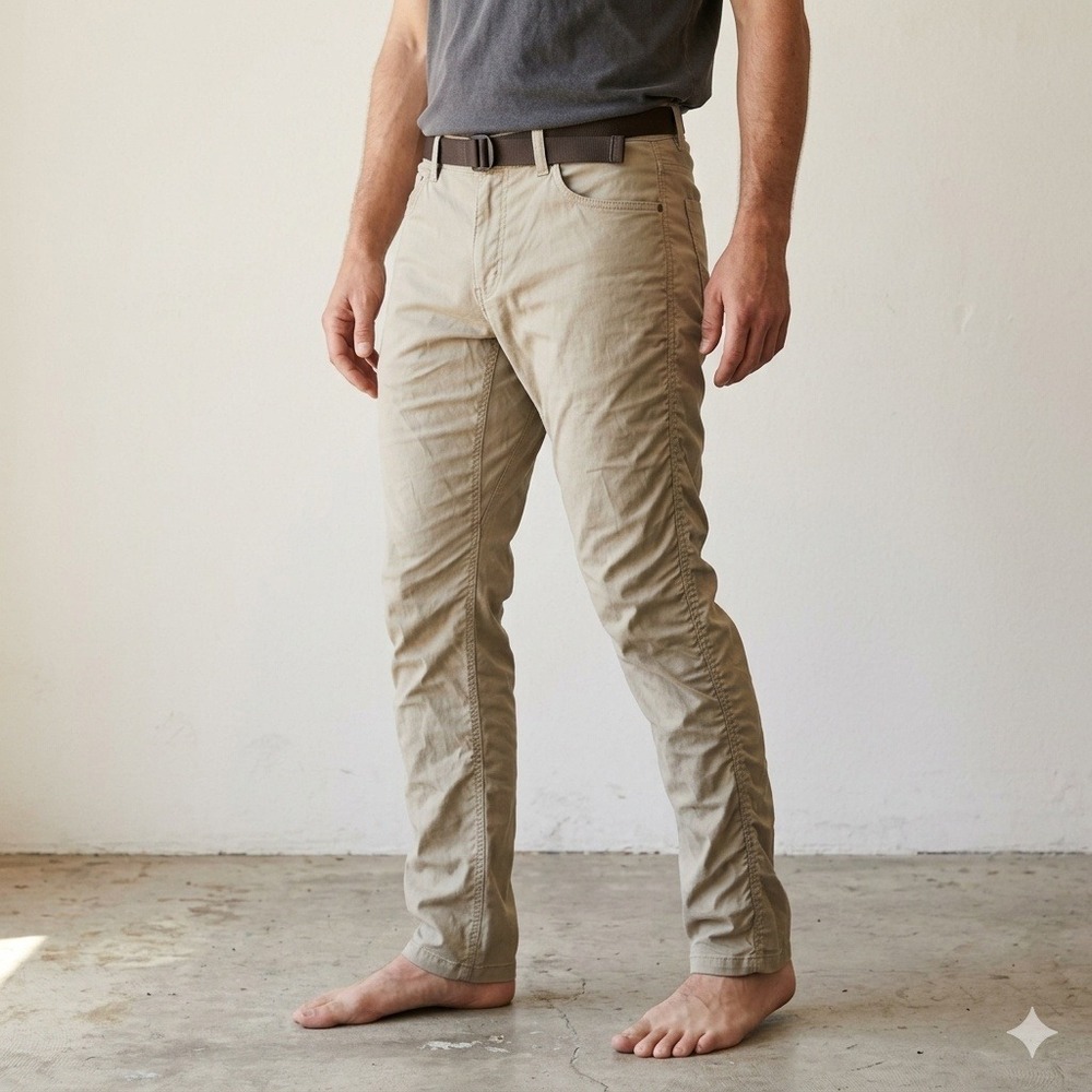 Western Rise Evolution Pants Mens36 Khaki Gray Technical Travel Outdoor Gorpcore